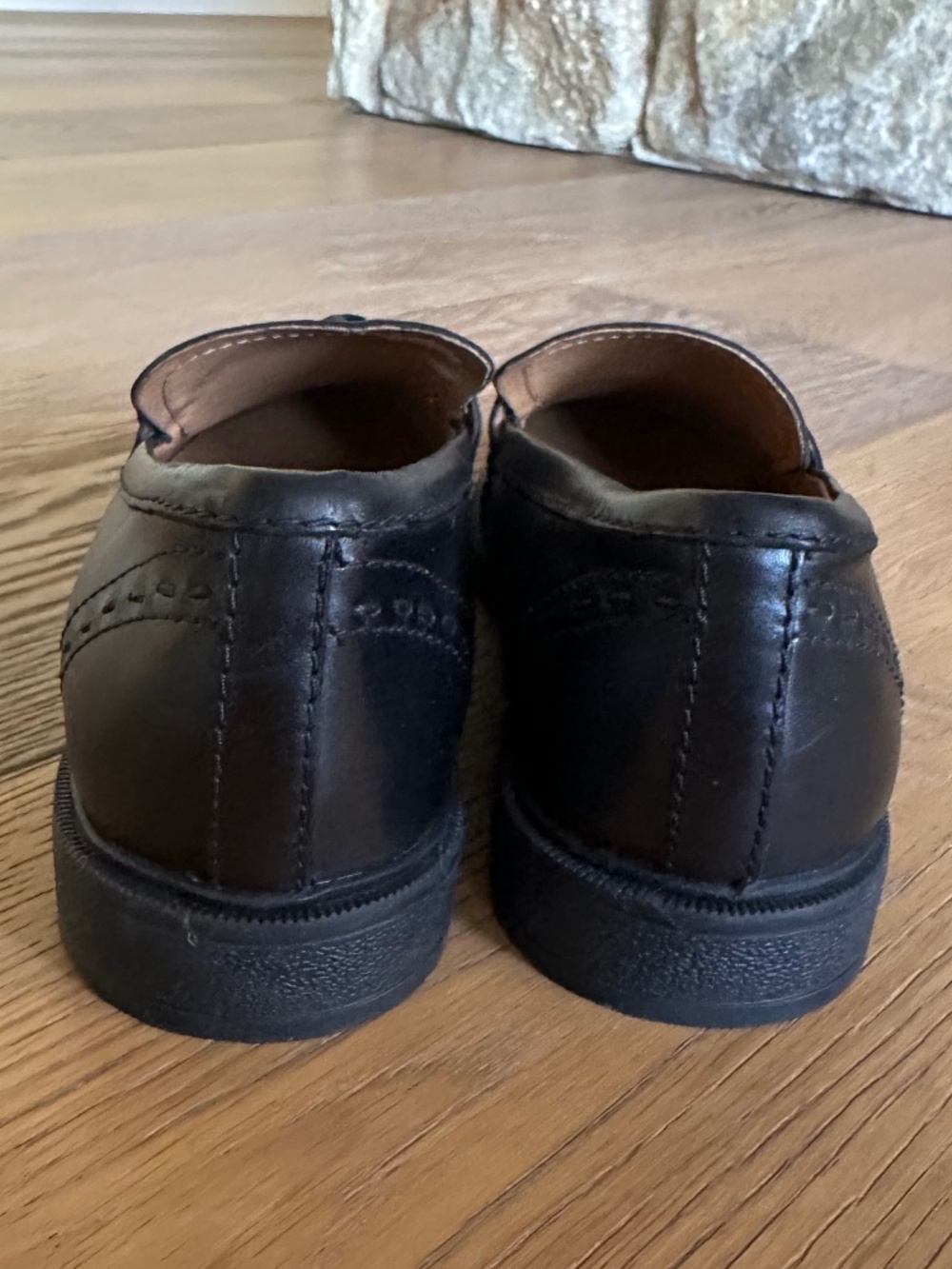 Earth Deeana Black Leather Tassel Loafers Size 9 - Picture 7 of 14